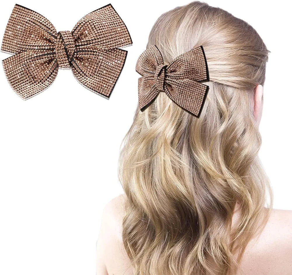 Dusklet Rhinestone Barrette Clip