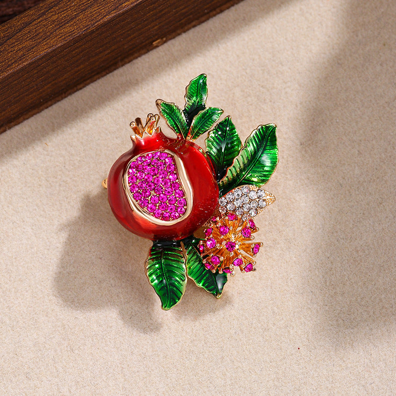 Pome Enamel Brooch