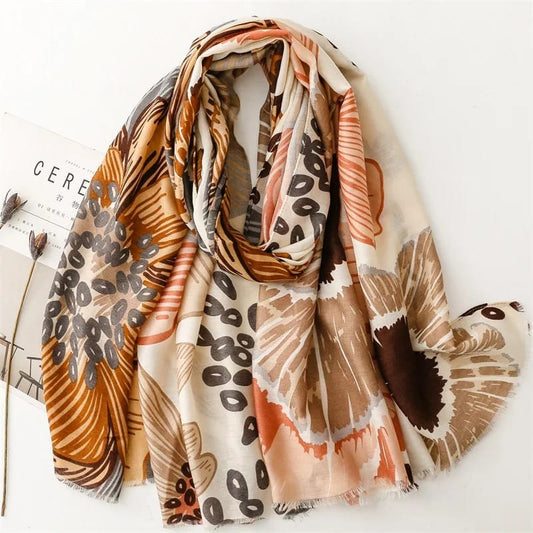 Yara Viscose Cotton Stole