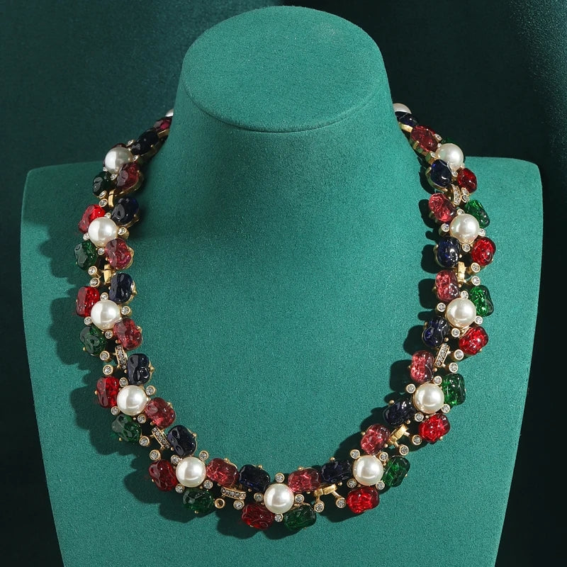 Festelle Flower Chocker Necklace