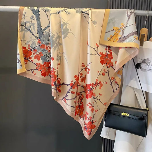 Sift Double Sided Silk Scarf (90x90cms)