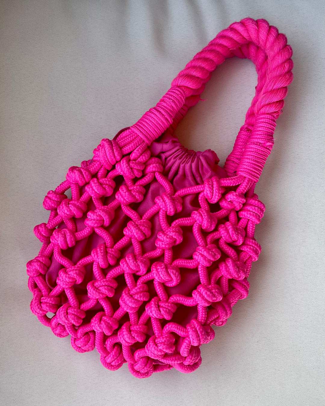 Twine Handbag (Pink)