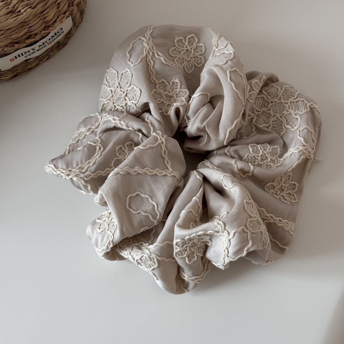 Garden Thread Scrunchie