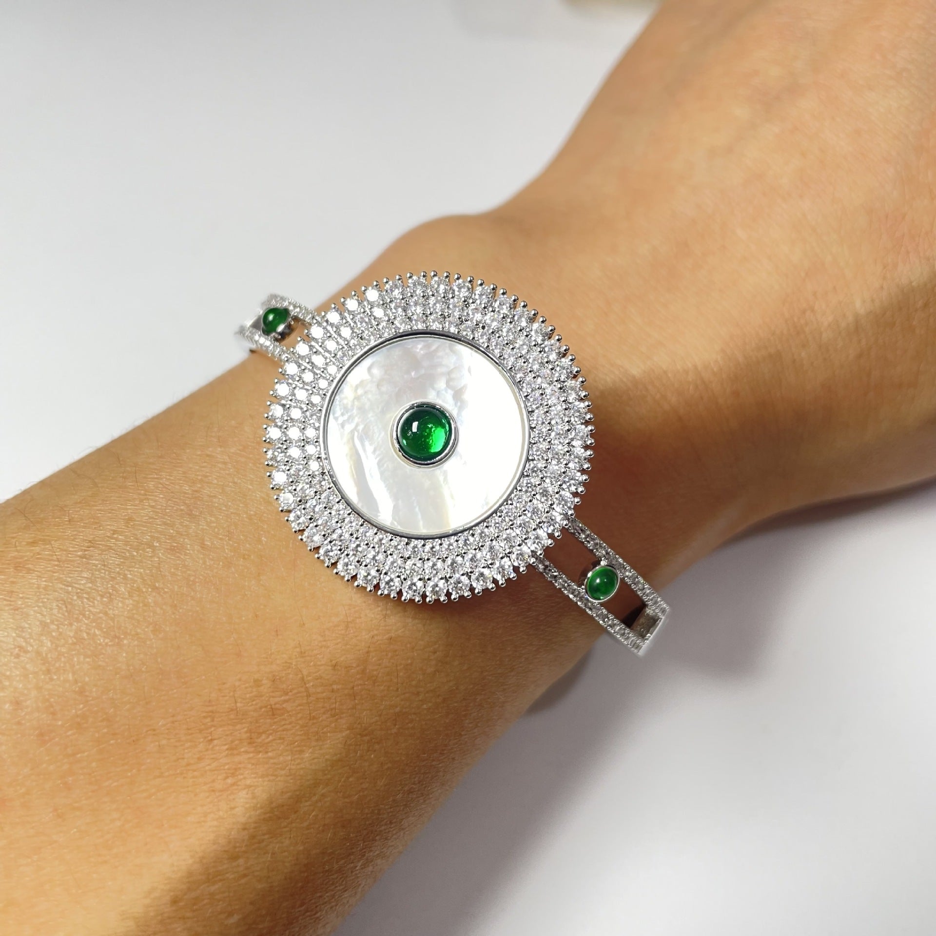 ZyraEye Copper Zirconia Bracelet