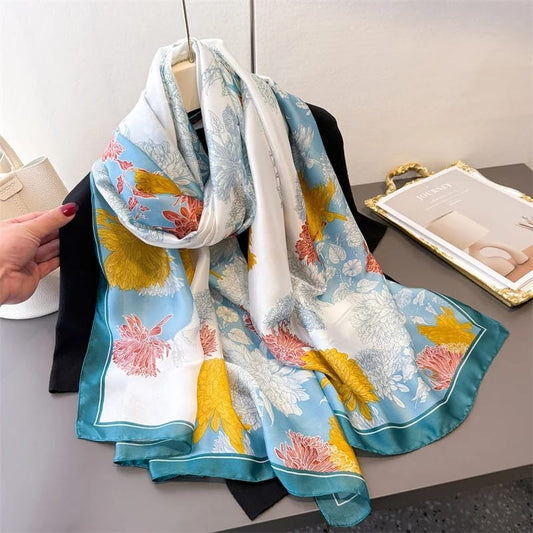 Pastel Haze Silk Stole