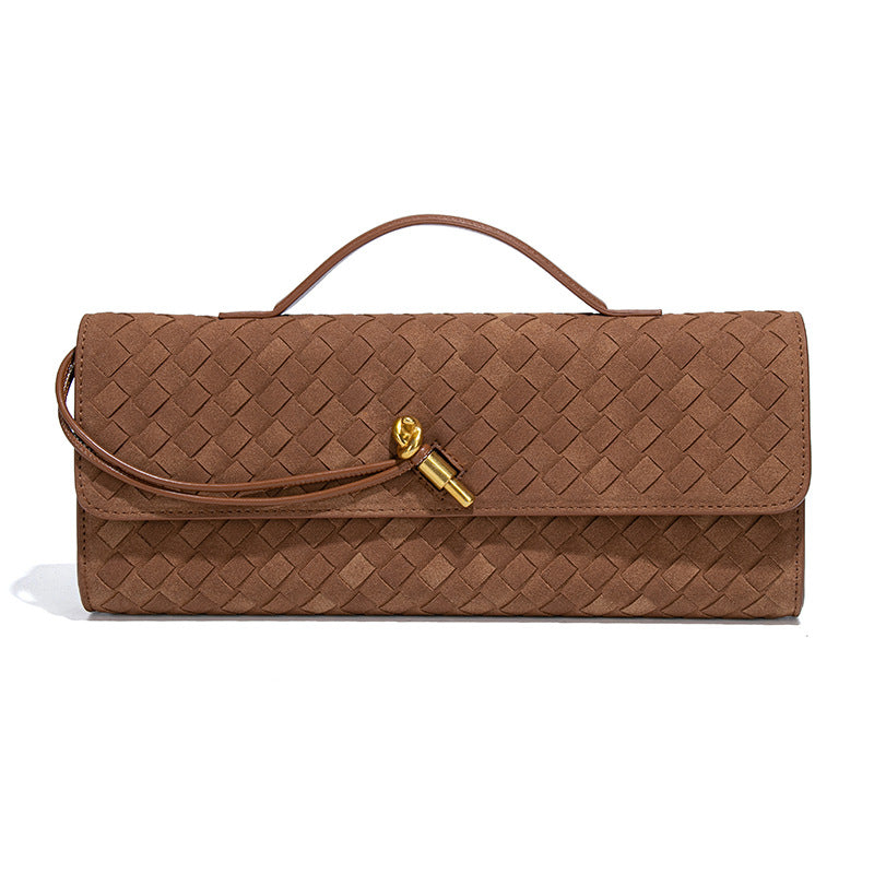 Andrea Vegan Leather Bag (Terracotta Suede)