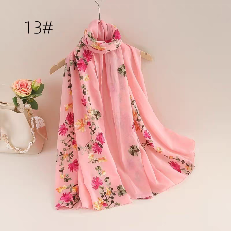 Sariyah Blush Embroidered Stole