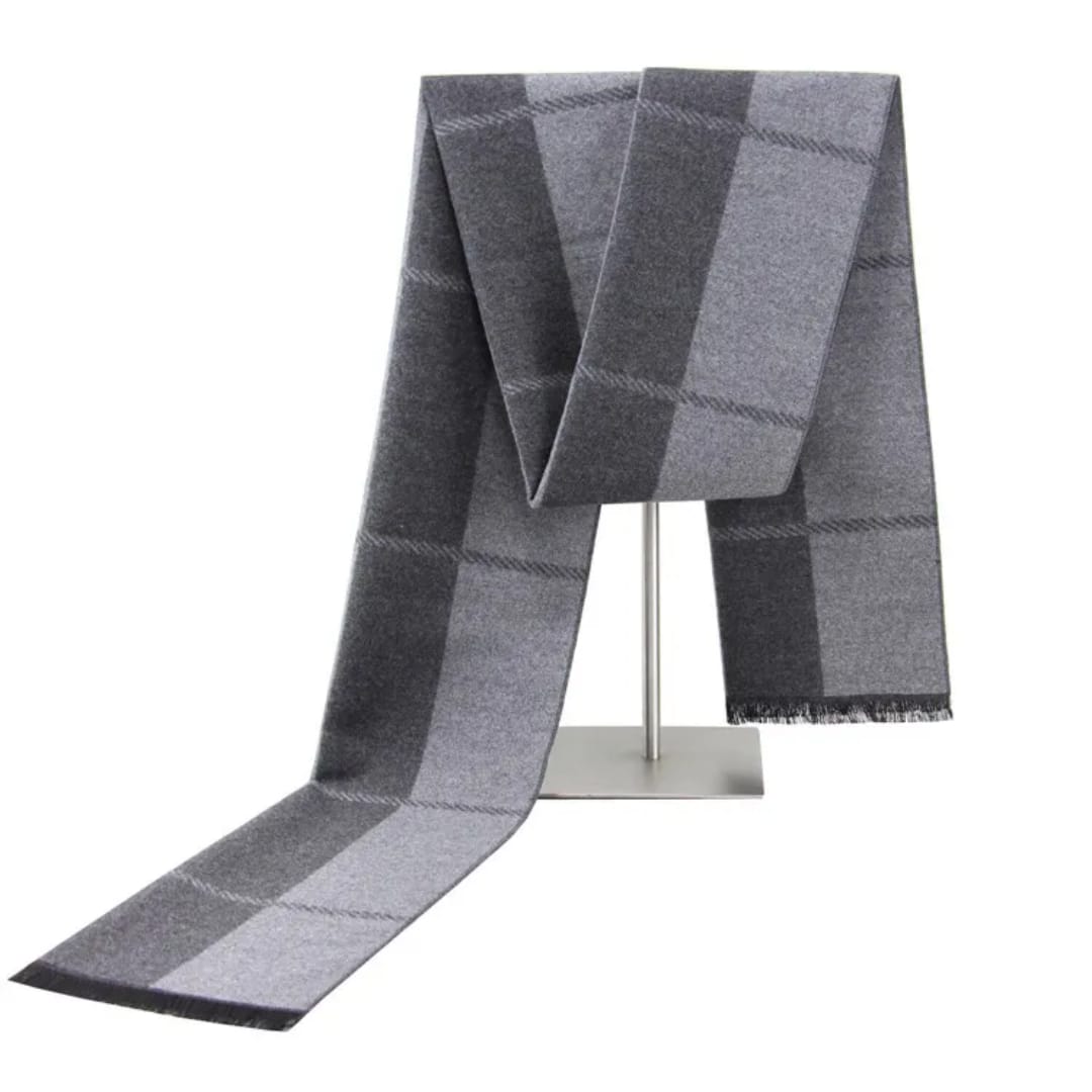 Obrien Winter Shawl (Steel-grid)