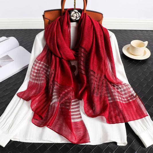 Cinnara Cherry Premium Silk Stole