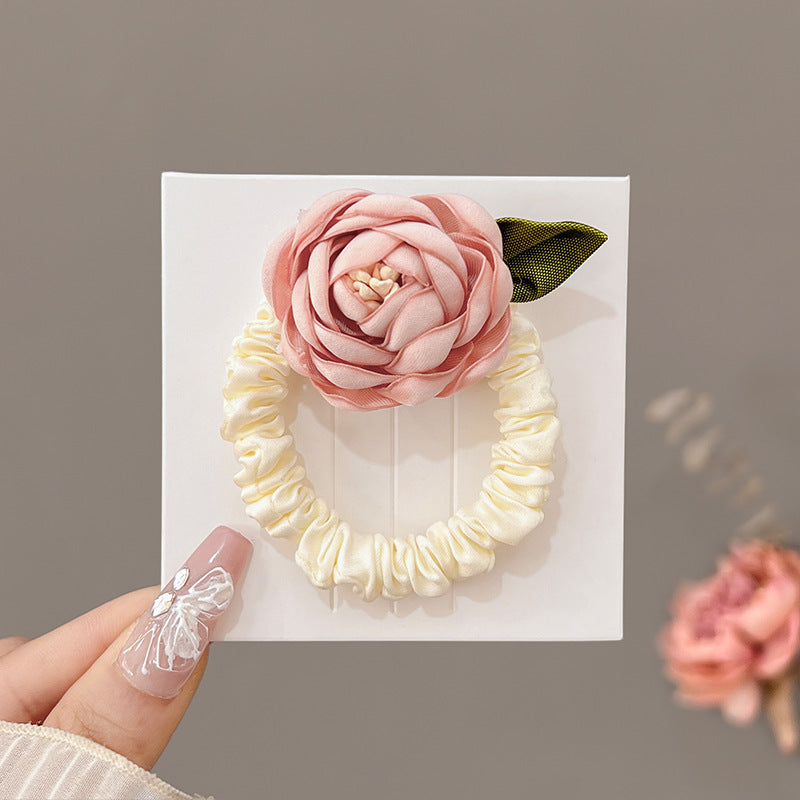 Rosy Pop Scrunchie/Hair Tie