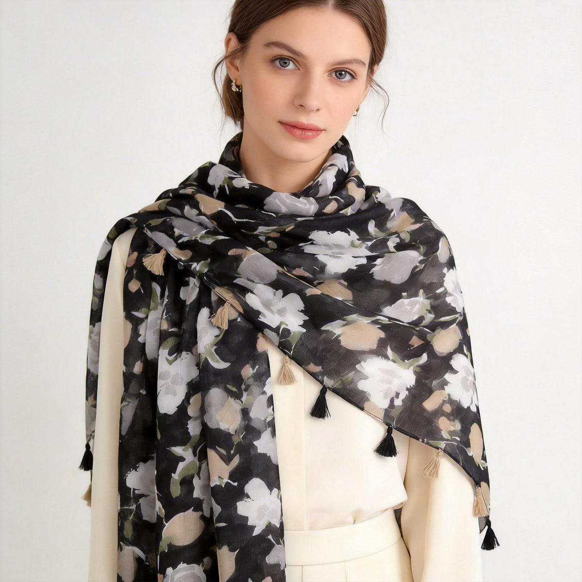 Salia Viscose Cotton Stole