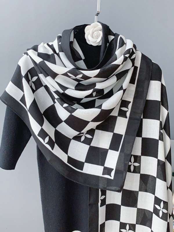 CheckMates cotton Stole