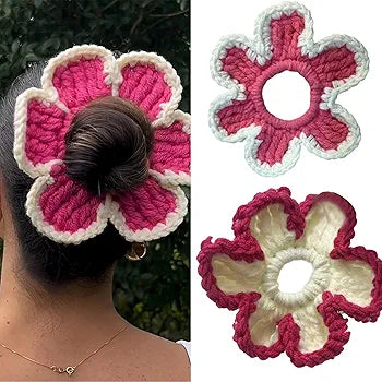 Silvara Crochet Scrunchie