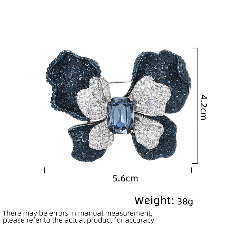 Monavine Zirconia Brooch