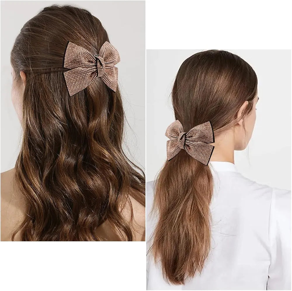 Dusklet Rhinestone Barrette Clip