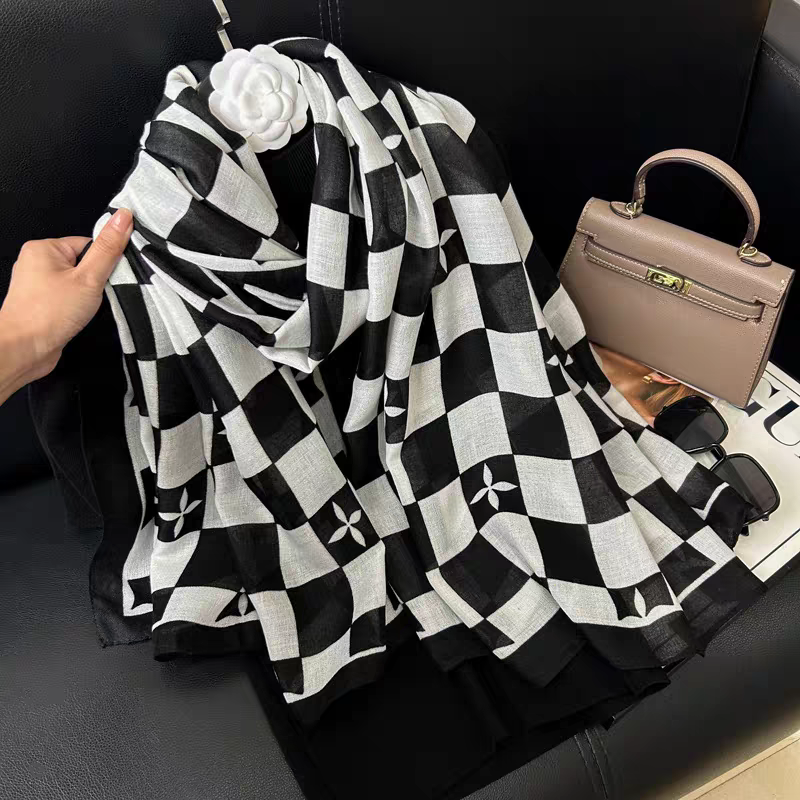 CheckMates cotton Stole