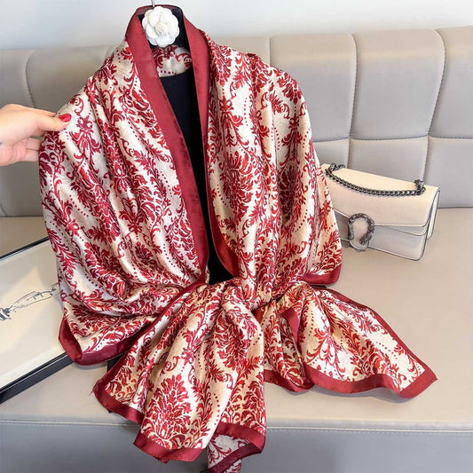 Rouge Drift Silk Stole