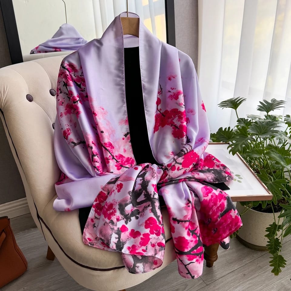 Sakura Silk Stole