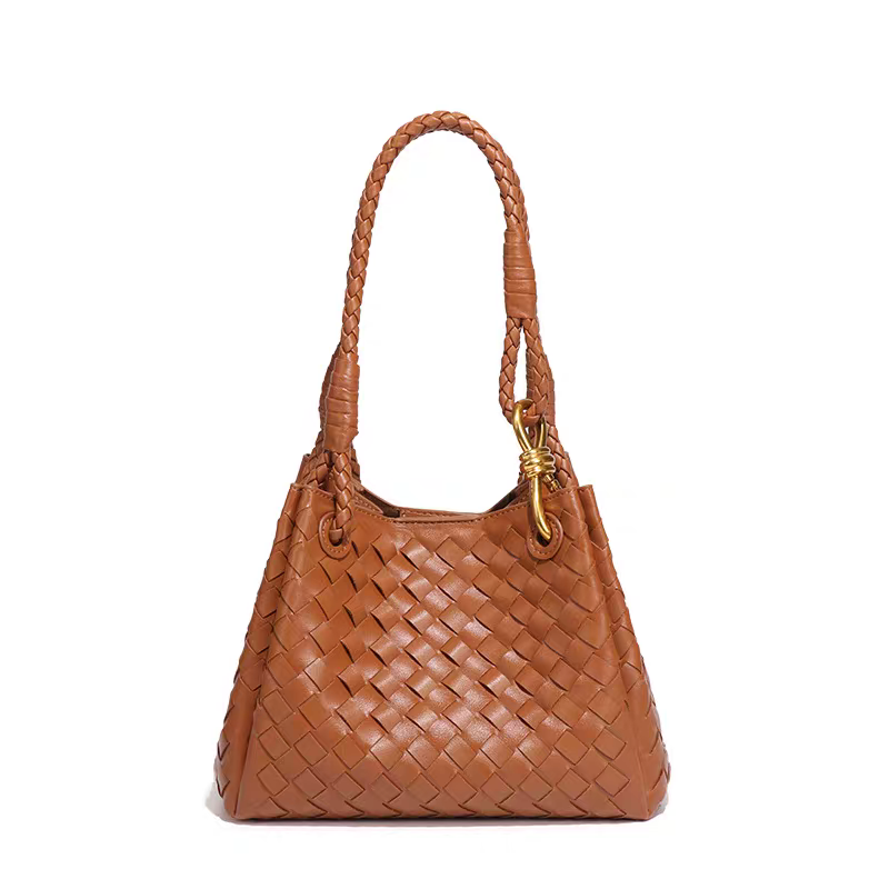 Sienna Mini Vegan Leather Handbag (Terracotta)