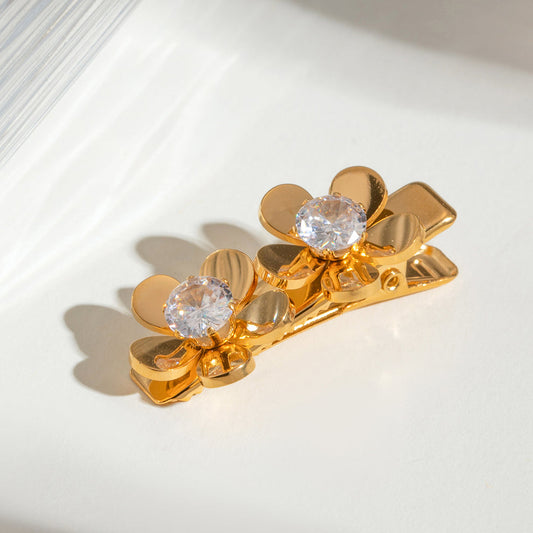 Elodie Side Hairpin (Double Flower)