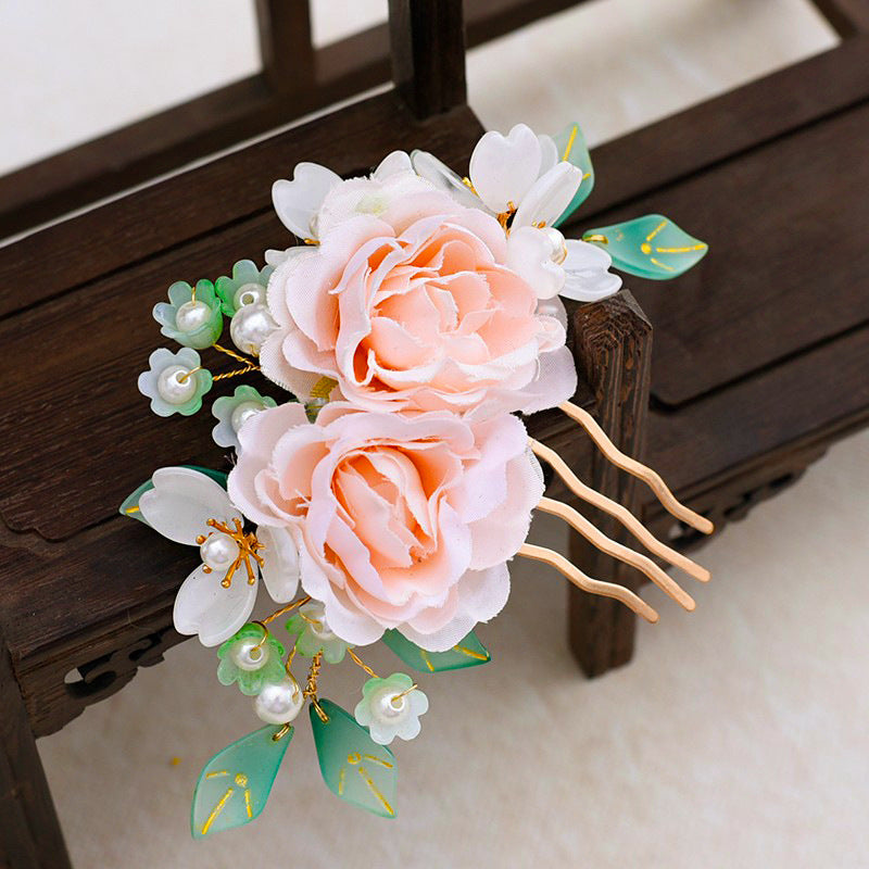 Floral Bloom Haircomb