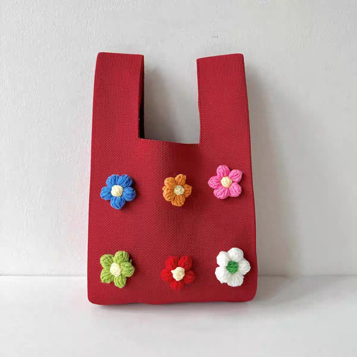 Posha Knitted Gift Pouch (Red)