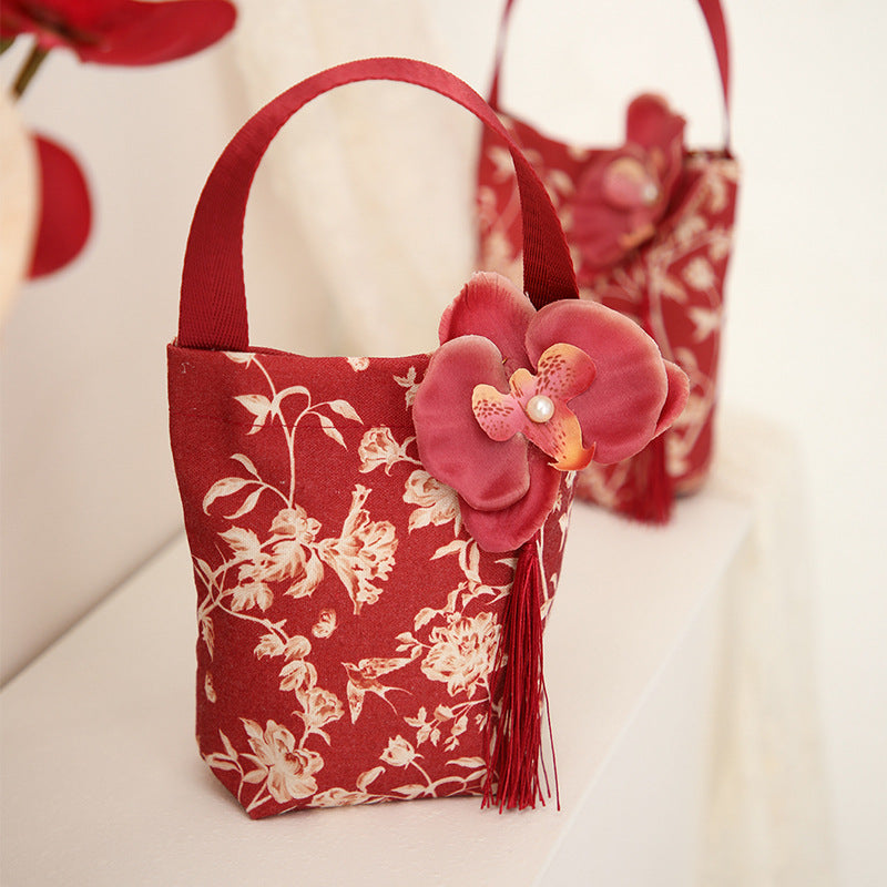 Camellia Gift Pouch (Red)