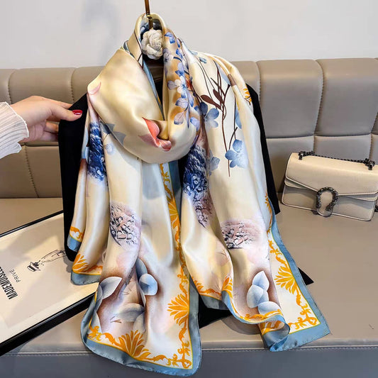 Sunlit Mist Silk Stole