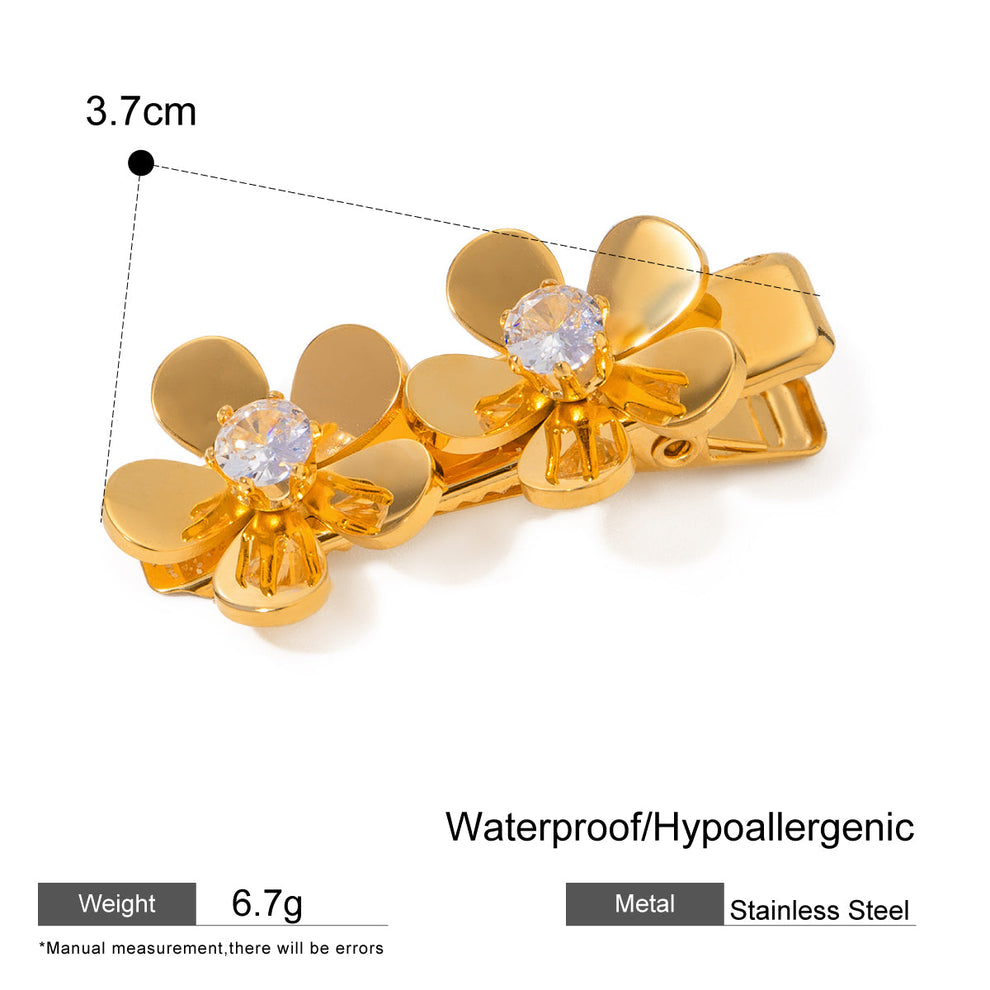 Elodie Side Hairpin (Double Flower)