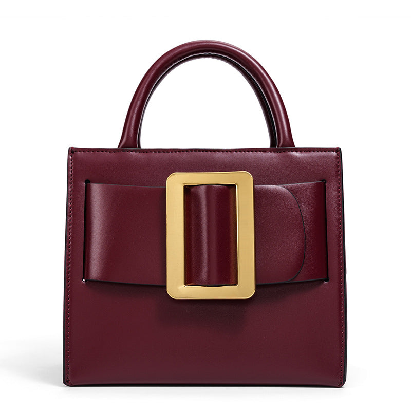 Mirelle Vegan Leather Handbag (Wine)