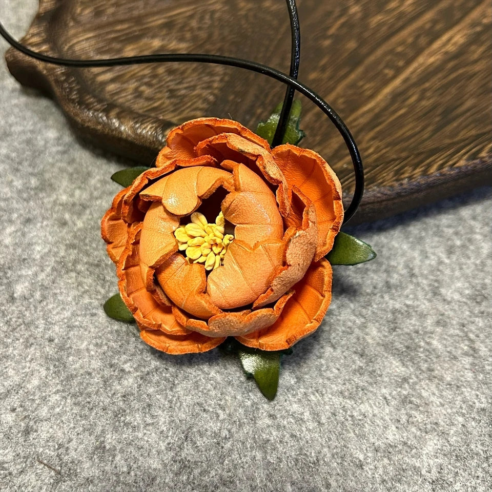 Bloom Drop Genuine Leather Bag Charm