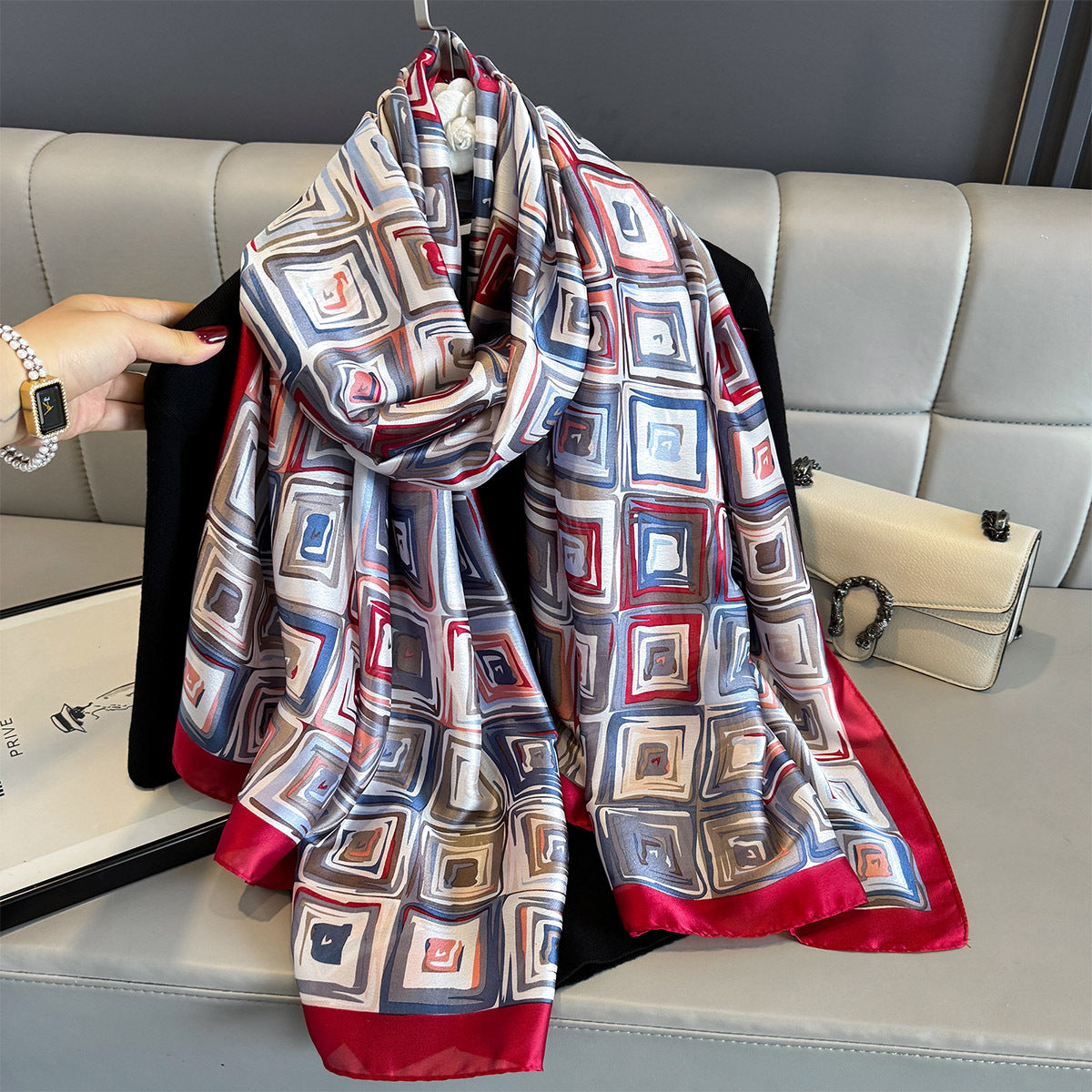 Pattern Play Silk Stole