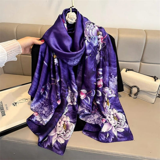 Royal Flora Silk Stole