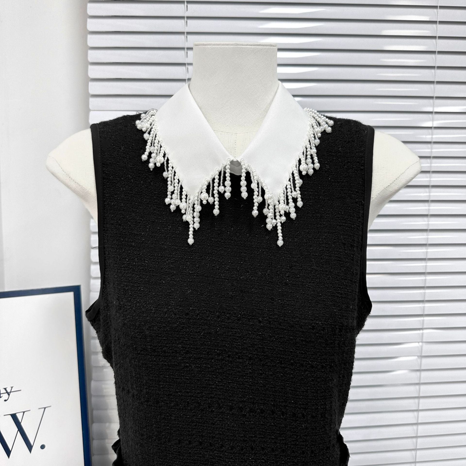Jolie Pearl Fake Collar Scarf