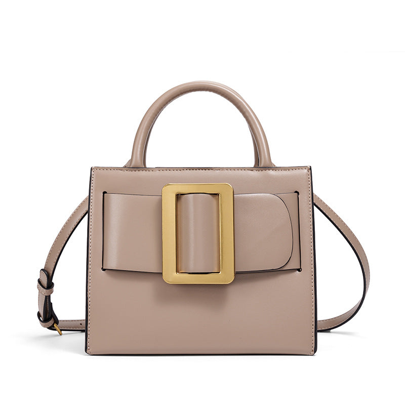 Mirelle Vegan Leather Handbag (Sand)
