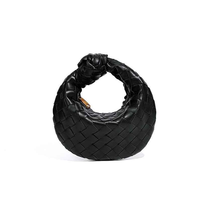 Orva Vegan Leather Loop Bag (Black)