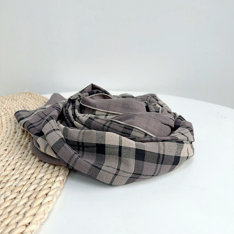 British Steel Double sided Cotton Stole