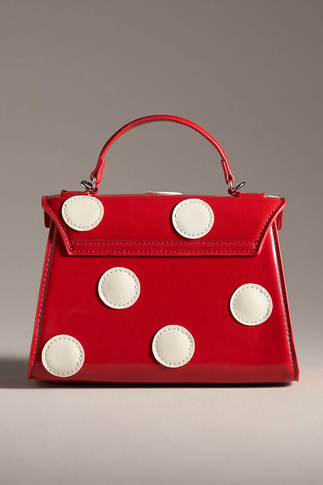 Minique PolkaDots Vegan Handbag (Red)