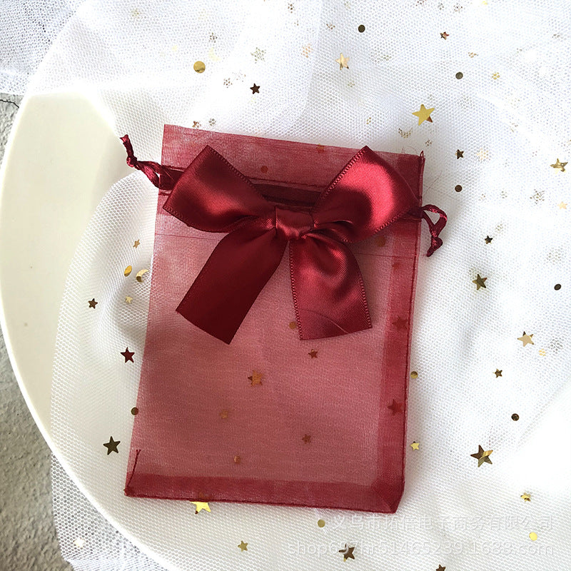 Giftoria Organza Drawstring Bow Gift Pouch
