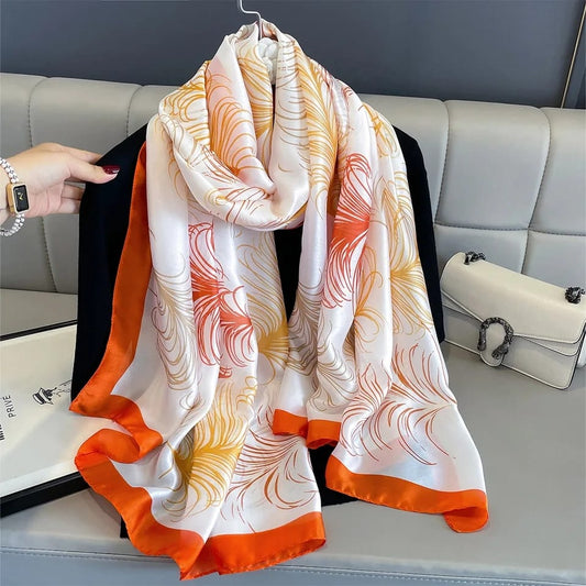 Festive Garnet Silk Stole