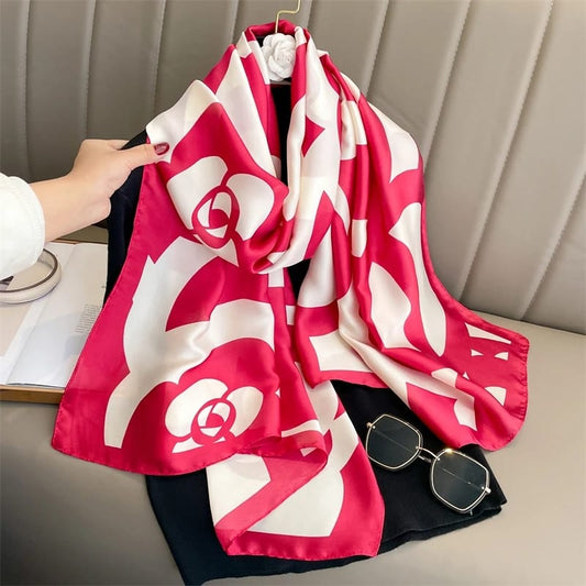 Symphony Red Silk Stole