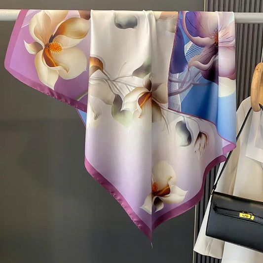 Flinn Double Sided Silk Scarf (90x90cms)