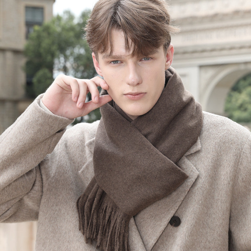Henric Men's Shawl (Espresso)