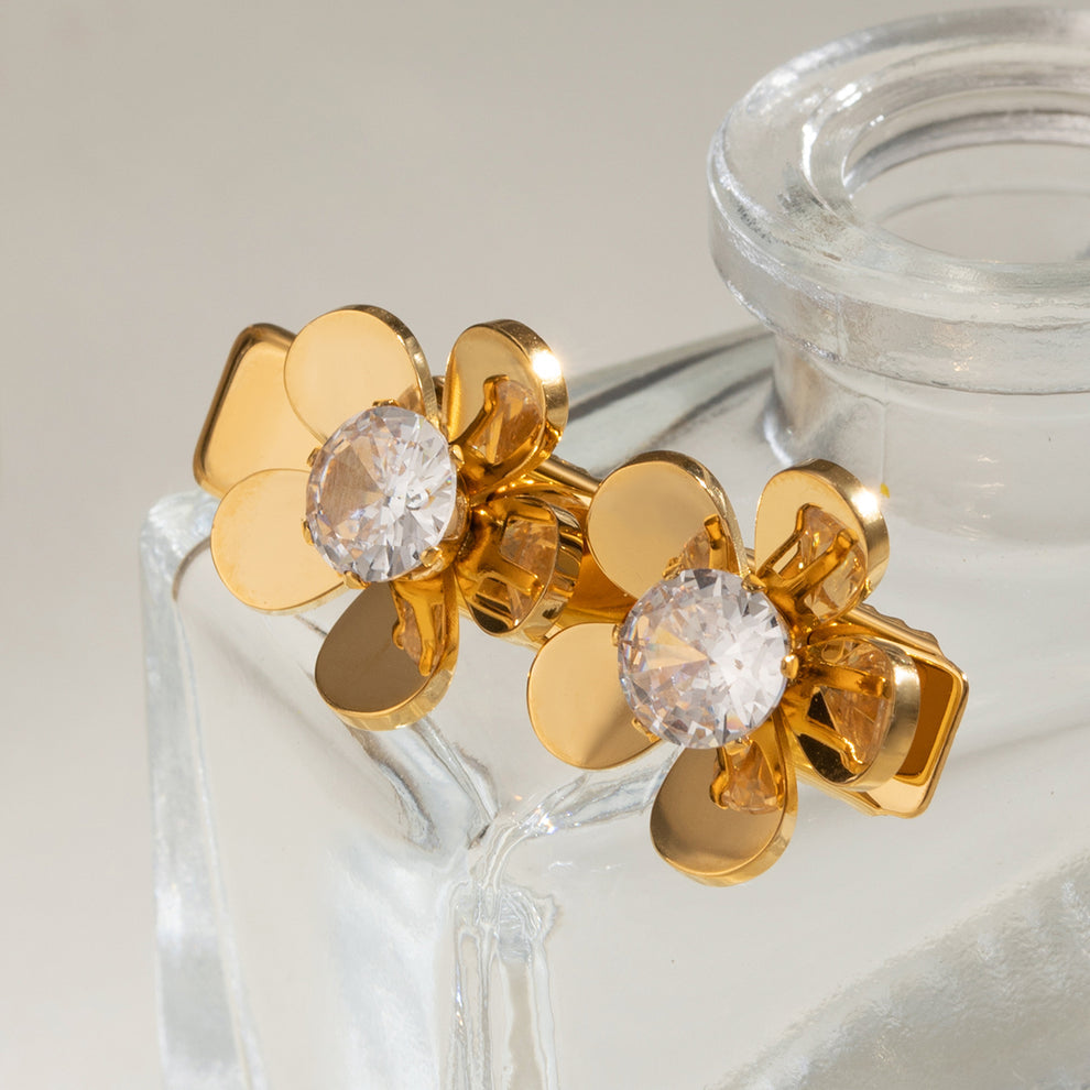 Elodie Side Hairpin (Double Flower)