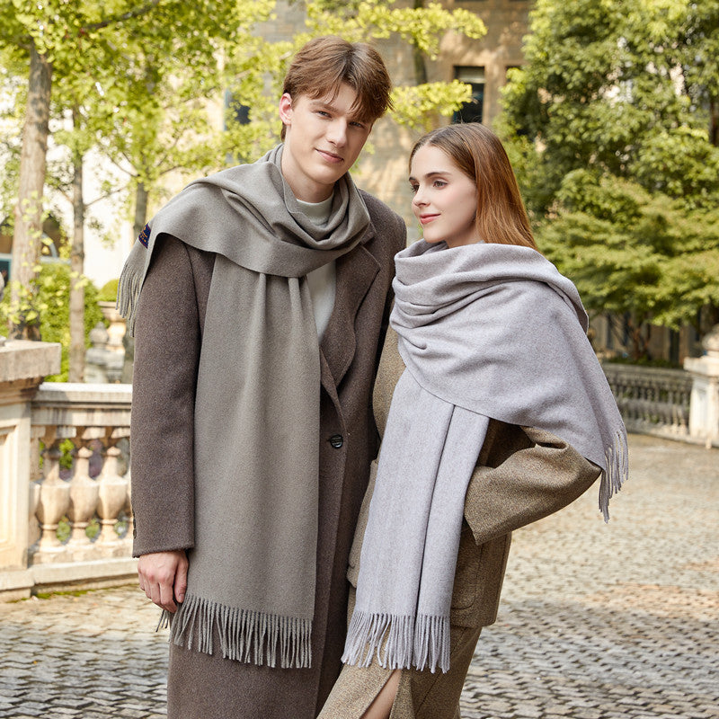 Henric Men's Shawl (Steel)
