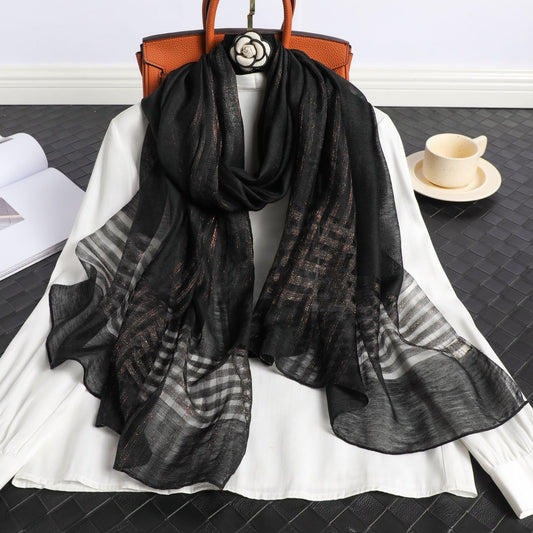 Cinnara Raven Premium Silk Stole