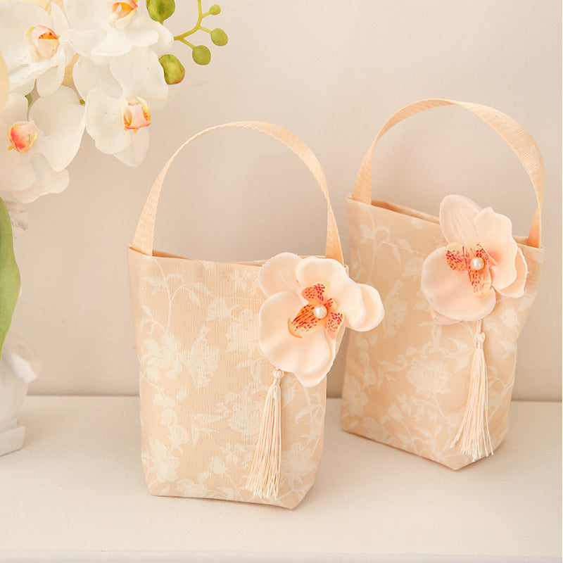 Camellia Gift Pouch (Peach)
