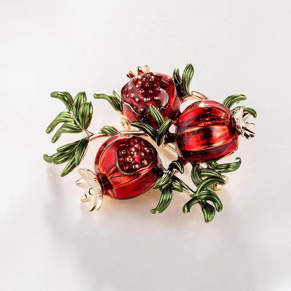 Pomira Enamel Brooch