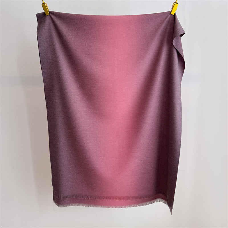 Elaris Mauve Gradient Light Cashmere Shawl