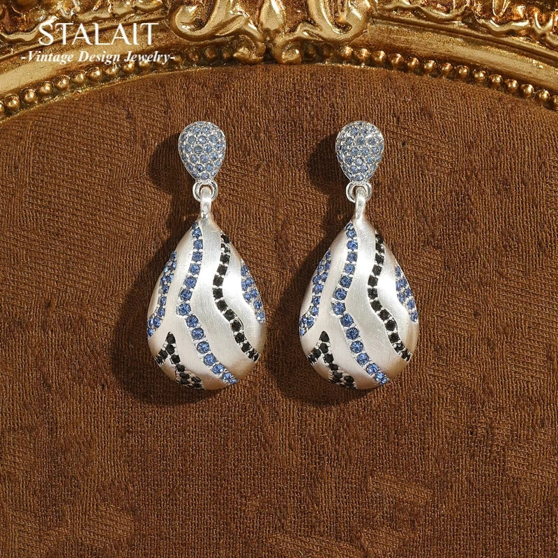 Nightfall Spark Antique Earrings (Silver) jewellery for women